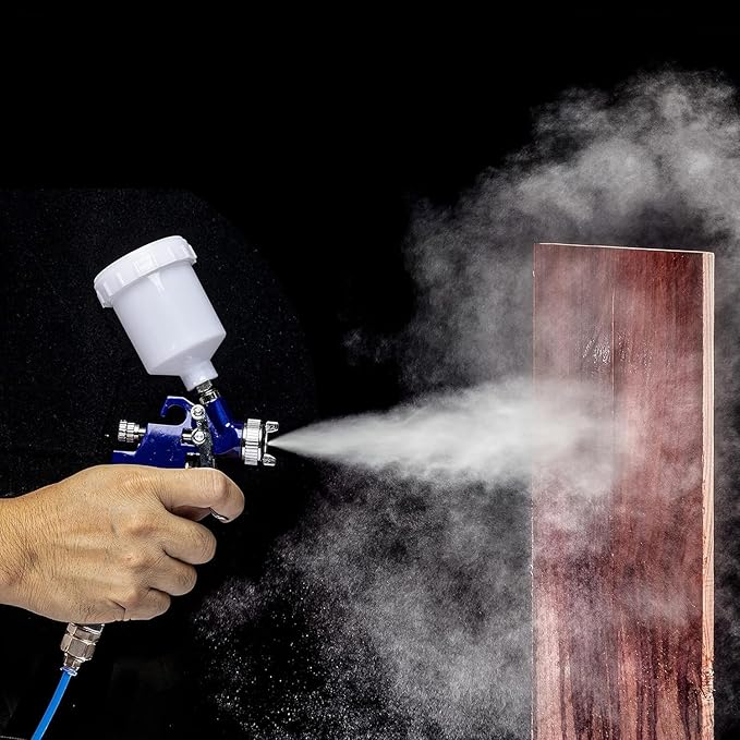 NEIKO 31207A HVLP Mini Gravity Feed Air Spray Paint Gun | 1.0 mm Nozzle Size | 125 cc