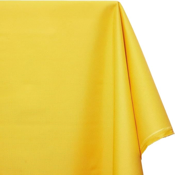 Ottertex Canvas Fabric Waterproof Outdoor 60" Wide 600 Denier Sold by The Yard (5 Yard, Yellow)