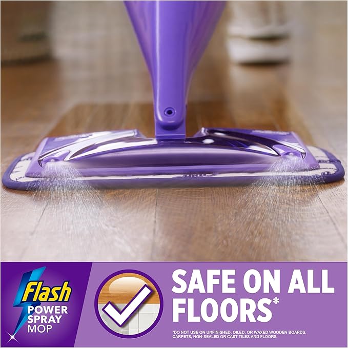 Flash Power Spray Mop Microfibre Cloth - Washable & Reuseable Microfibre Pad For Any Type of Floor