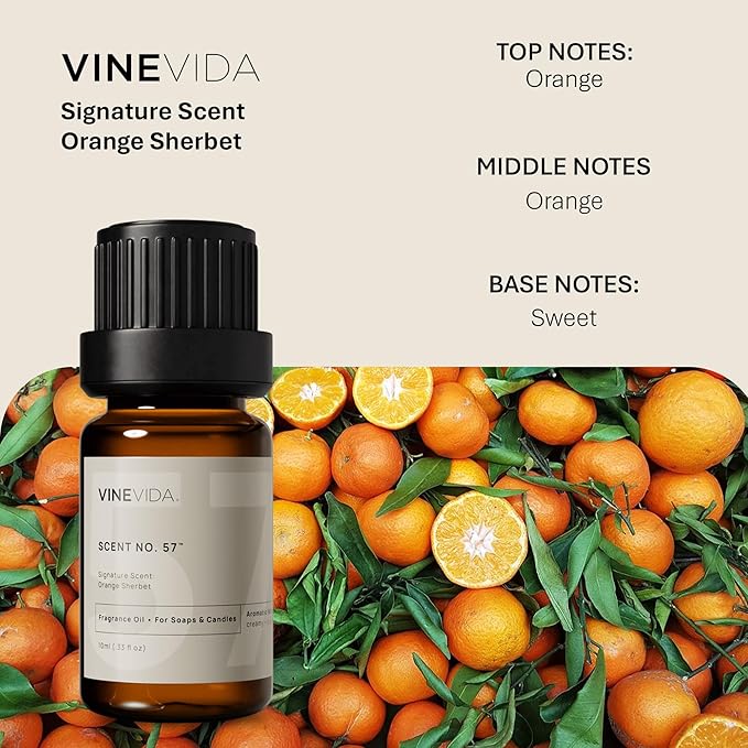 VINEVIDA [0.33oz] Scent No.57 Fragrance Oil - USA Made Candle & Soap Scents