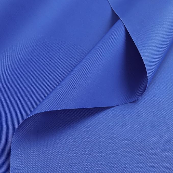 Nylon Fabric, 58" W 420D Waterproof Fabric 2 Yard Ripstop Nylon Material Outdoor Upholstery Twill Sewing Material for Patio Chair, Lining, Cushion, Purse, Tote Bag, Tent, Tarp Cover, DIY Project Blue