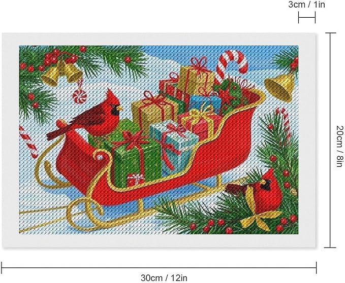 AIVKIEJK Diamond Painting Kits for Adults - Christmas Celebration Halloween Painting DIY 5D Full Drill Diamond Dots Paintings with Diamonds Gem Art and Crafts Home Decor 8"x12"