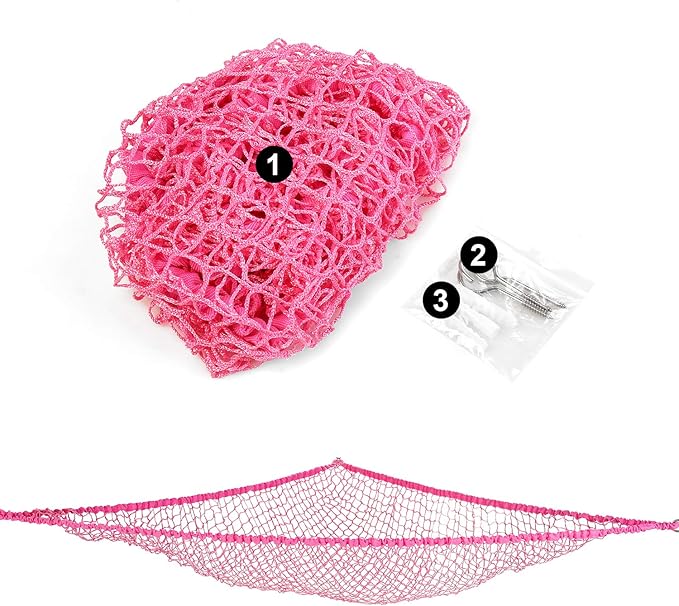 Toy Hammock, Stuffed Animals and Toy Storage Hammock Net, 70" Jumbo Wall Sling Corner Extra Large Kids Children Mesh Toy Net Organizer