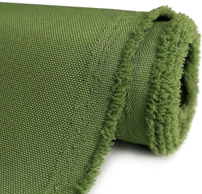 OTOEZ 600D Waterproof Canvas Fabric by The Yard, Fade & UV Resistant Outdoor Upholstery Material 58" W Water Resistant Cordura Fabric for Marine Boat Awning Tent Chairs DIY, 3 Yards Grass Green