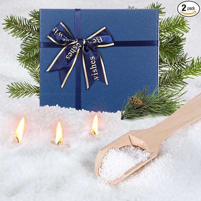 MTLEE Pearled Candle 2.2 lb Sand Wax Scented Sand Candle Kit with Gift Box 50 Wicks Refillable Jar White Beaded Wax Gift Set for Friends Mother Lover Women Family(Pine)