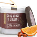 Candle-lite Essential Elements Scented Candles, Adventure is Calling, 16 oz Jar, Proudly Poured in The USA, Aromatherapy, Single-Wick with 50 Hours Burn Time, Perfect for Creating a Relaxing Ambiance