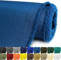Waterproof Canvas Fabric by The Yard 58inch 600D Upholstery Material Polyester Fabric Outdoor Water Resistant Fabric for Sewing Chair Patio Cushion Purse Bag Interior, Pre Cut 1 Yard Ocean Blue