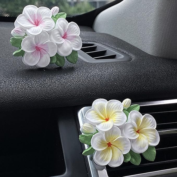 2Pcs Plumeria Silicone Candle Flower Wax Mold Silicone for Candles Resin Making Molds Moldes De Silicona para Hacer Velas Artesanales De Silicona,for Making Mothers Day Gifts for Mom Daughter