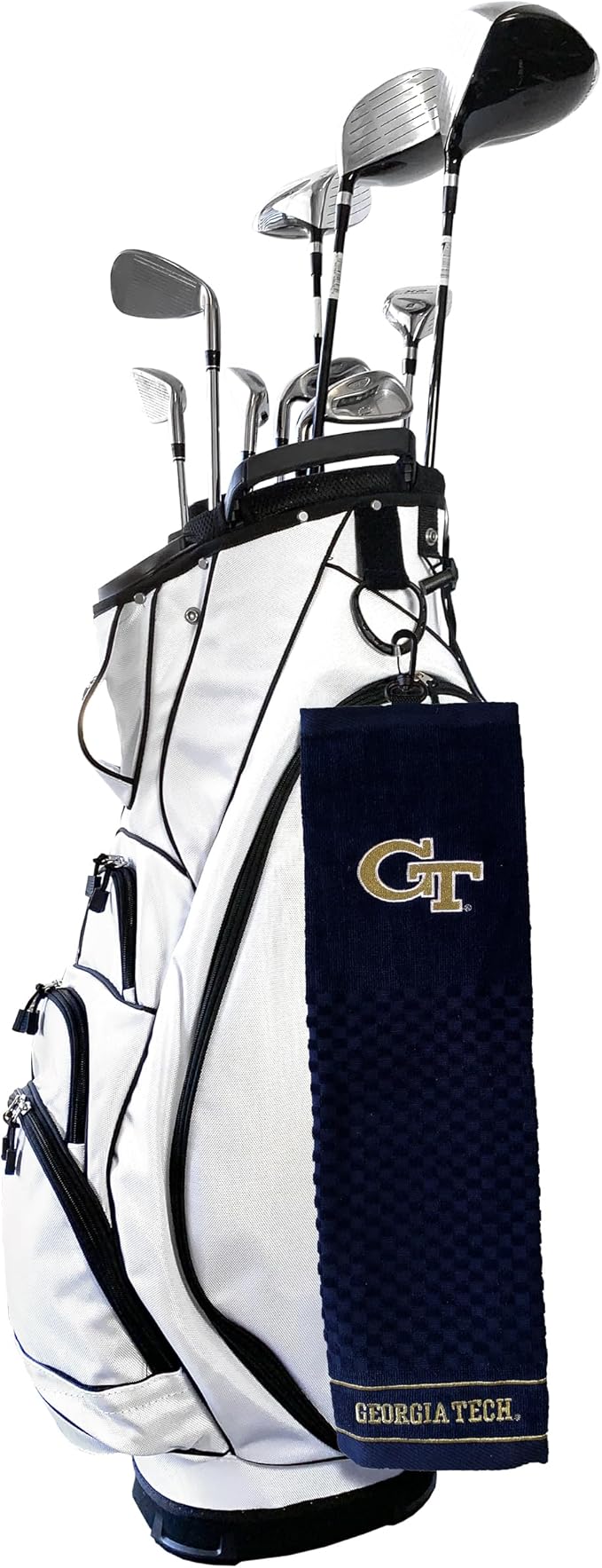 NCAA Georgia Tech Yellow Jackets Sports Team Logo Embroidered Golf Towel - 16" x 25"