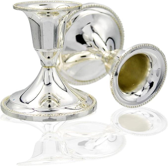 On-The-Go Shabbat Candle Travel Premium Set, 12-3HR Candles and 2 Shabbos Candle Holders