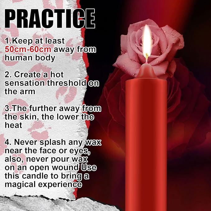 3 Pcs Valentine's Day Large Low Temperature Candles Dripping Decorative Candles for Valentine's Day Gifts Wedding Centerpieces, Romantic Dinner & Home Decor, Low Heat Safety Wax