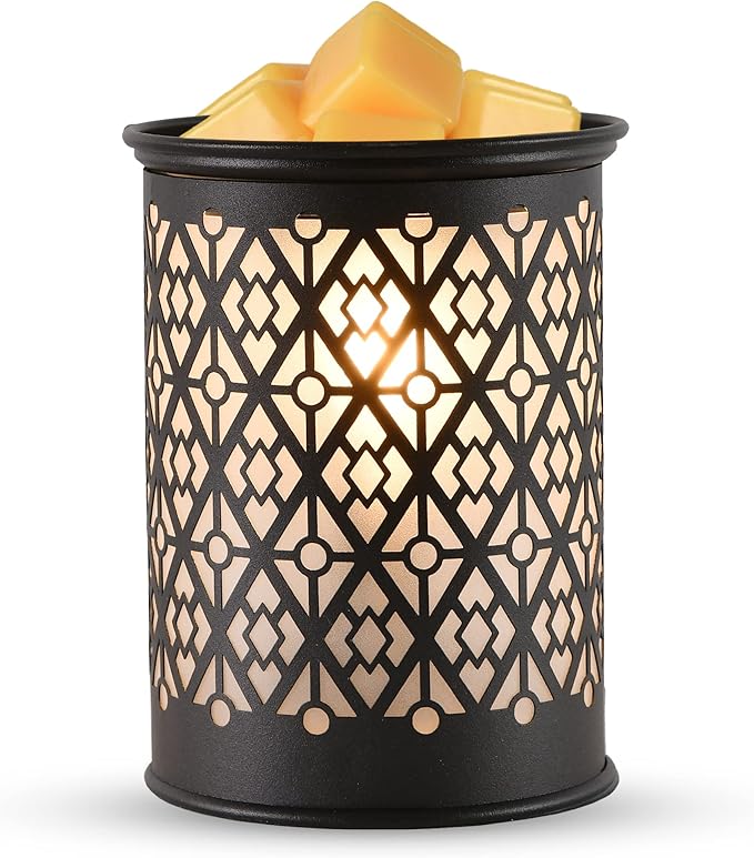 kobodon Metal Wax Warmer,Wax melt Warmer,Candle Wax Burner, Electirc Wax Melt Warmer Candle Melter as Gifts for Moms Grandma Women Girls (Diamond)