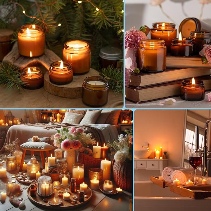 20 Vibrant Colors Candle Dye - Highly Concentrated Liquid Candle Colorant for Soy Wax