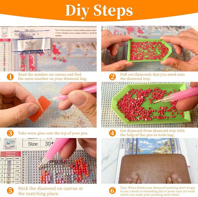 KINPLUB Christmas Winter Candle Diamond Painting Kits for Adults Beginners, Candle Forest Deer Diamond Art Kits for Adults, DIY Full Drill Round Gem Art Dots for Home Wall Decor 12x12 Inch