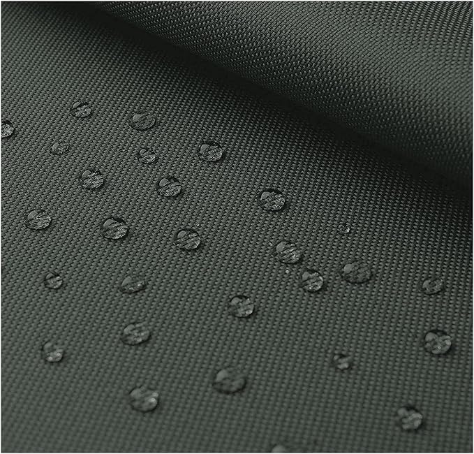 Mybecca Waterproof Canvas Marine Fabric 600 Denier Indoor/Outdoor PU Backing UV Protector Ash Gray 5 Yards
