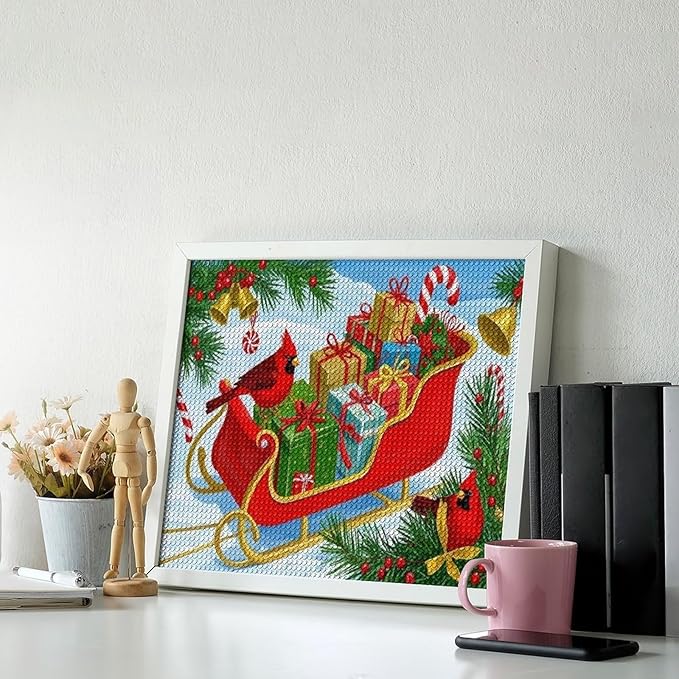 AIVKIEJK Diamond Painting Kits for Adults - Christmas Celebration Halloween Painting DIY 5D Full Drill Diamond Dots Paintings with Diamonds Gem Art and Crafts Home Decor 16"x20"