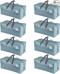 VENO 8 Pack Heavy Duty Moving Bags with Backpack Straps, Zippers & Handles, Extra Large Packing Bags for College Dorm Essentials, Moving Supplies Alternative to Cardboard Moving Boxes