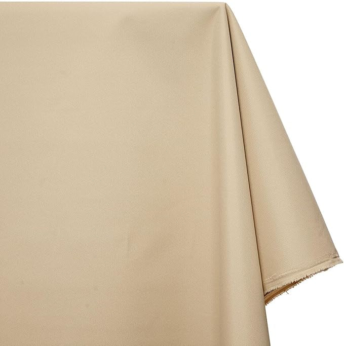 Ottertex Canvas Fabric Waterproof Outdoor 60" Wide 600 Denier Sold by The Yard (1 Yard, Beige)