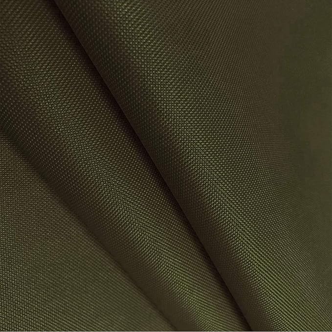 Foreate Waterproof Canvas Fabric by The Yard 600D Upholstery Fabric for Chairs 58" Wide Indoor Outdoor Water Resistant Canvas Polyester Material Sewing DIY Cloth, 10 Yards Army Green