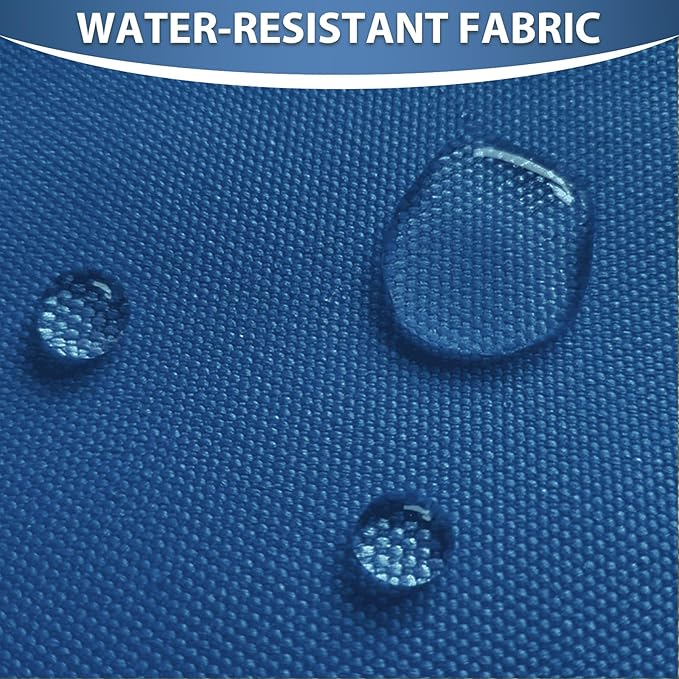 Waterproof Canvas Fabric by The Yard 58inch 600D Upholstery Material Polyester Fabric Outdoor Water Resistant Fabric for Sewing Chair Patio Cushion Purse Bag Interior, 12 Yard Ocean Blue