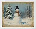 AIVKIEJK Diamond Painting Kits for Adults - Christmas Snowman Painting DIY 5D Full Drill Diamond Dots Paintings with Diamonds Gem Art and Crafts Home Decor 16"x20"