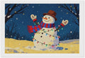 AIVKIEJK Diamond Painting Kits for Adults - Christmas Winter Snowman & Twinkling Painting DIY 5D Full Drill Diamond Dots Paintings with Diamonds Gem Art and Crafts Home Decor 8"x12"