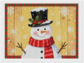 AIVKIEJK Diamond Painting Kits for Adults - Festive Snowman Red Scarf Painting DIY 5D Full Drill Diamond Dots Paintings with Diamonds Gem Art and Crafts Home Decor 12"x16"