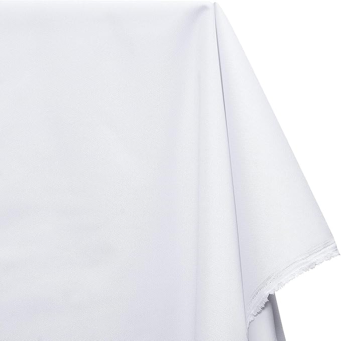 Ottertex Canvas Fabric Waterproof Outdoor 60" Wide 600 Denier Sold by The Yard (5 Yard, White)
