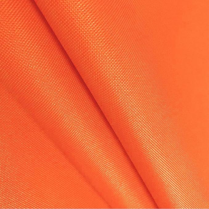Foreate Waterproof Canvas Fabric by The Yard 600D Upholstery Fabric for Chairs 58" Wide Indoor Outdoor Water Resistant Canvas Polyester Material Sewing DIY Cloth, 8 Yards Orange