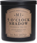 Manly Indulgence 5 O'Clock Shadow Scented Candles for Men, 16.5 oz Single Wick, Premium Soy Blend Wax, 60H Burn, Candles for Home Scented – Made in The USA