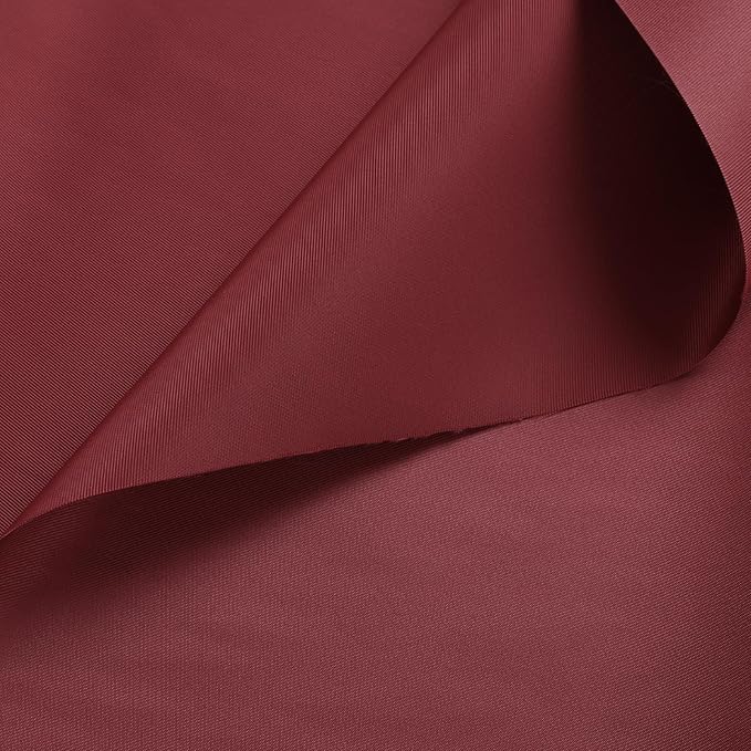 Nylon Fabric, 58" W 420D Waterproof Fabric 12 Yard Ripstop Nylon Material Outdoor Upholstery Twill Sewing Material for Patio Chair, Lining, Cushion, Purse, Tote Bag, Tent, Tarp Cover, DIY Project Red
