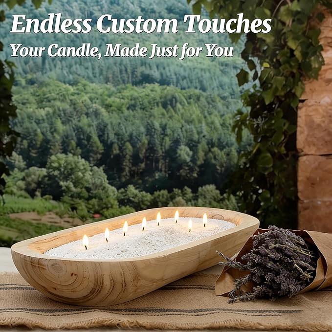 Pearled Sand Candles with Wicks 18 Oz-Refillable Citrus&Lavender Scented Natural Pearled Candle Sand Wax Pearl Candle Powder Beads-Non Toxic Luxury Long Lasting 120 Hours DIY Candles Making Kit White
