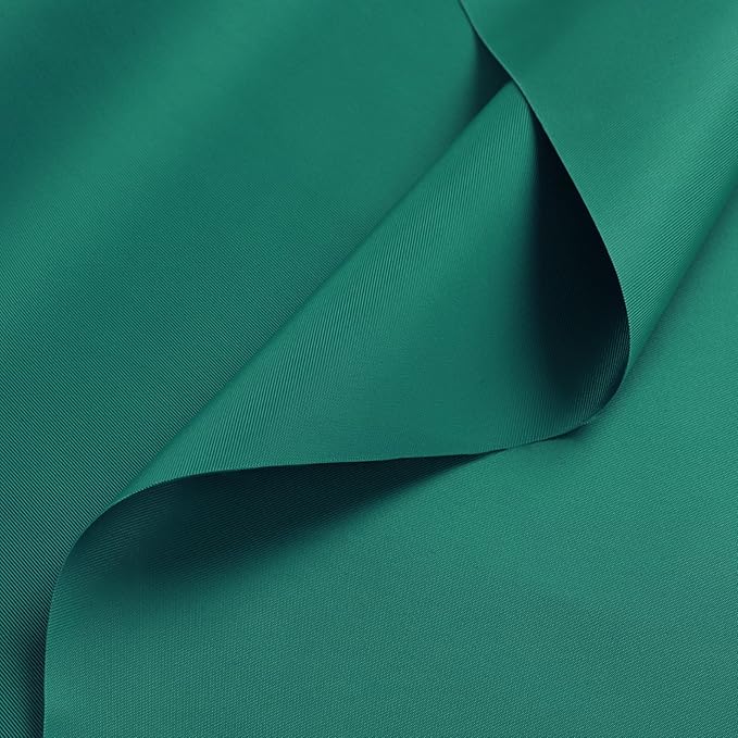 Nylon Fabric, 58" W 420D Waterproof Fabric 2 Yard Ripstop Nylon Material Outdoor Upholstery Twill Sewing Material for Patio Chair, Lining, Cushion, Purse, Tote Bag, Tent, Tarp Cover, DIY Project Teal