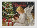 AIVKIEJK Diamond Painting Kits for Adults - Merry Christmas Angel Welcome Painting DIY 5D Full Drill Diamond Dots Paintings with Diamonds Gem Art and Crafts Home Decor 12"x16"
