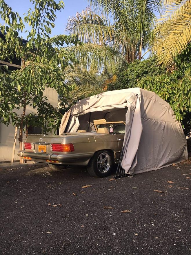 Ikuby Medium Carport,Car Shelter, Car Canopy,Car Garage,Car shed,Car House,Car Park,Foldable,Retractable, Lockable, Durable Shelter