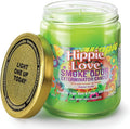 Smoke Odor Exterminator 13oz Jar Candle, Hippie Love