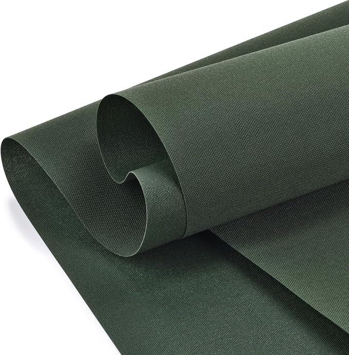Waterproof Canvas Fabric - 58" Wide 600D Upholstery Polyester Material - Durable Indoor Outdoor Water Resistant Fabric for Furniture Cover Cushion Home Awning Tent (Burnt Olive, 1 Yard)