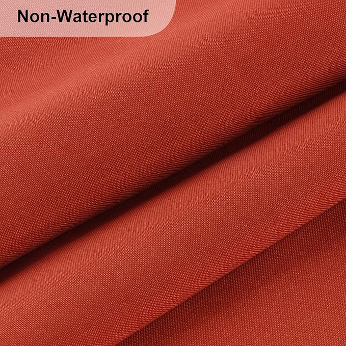 1000D Heavy Duty Thick Canvas Fabric Non Water Proof- 58" Wide Upholstery Polyester Material - Durable Indoor Outdoor Thick Fabric for Furniture Cover Cushion Home Awning Tent (Rust, 1 Yard)