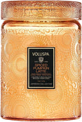 Voluspa Spiced Pumpkin Latte, Large Candle Jar, 18 oz, 100 Hour Burn Time, All Natural Wicks and Coconut Wax for Clean Burning, Vegan, Poured in The USA