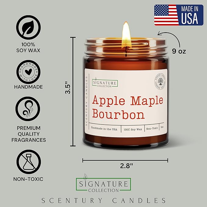 Sugared Cranberry Holiday Scented Candle, Many Scents to Choose from, All Natural Non-Toxic Soy Wax, Handmade in The USA (Sugared Cranberry)