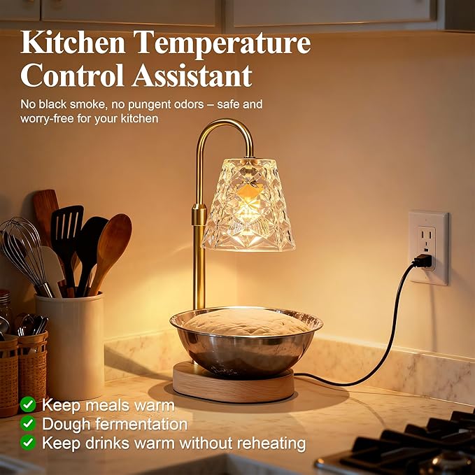 Candle Warmer Lamp with Timer, Birthday Gifts for Women Mom, House Warming Gifts New Home, Wax Melt Warmer for Scented Jar