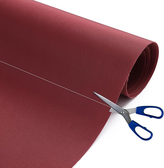 Nylon Fabric, 58" W 420D Waterproof Fabric 10 Yard Ripstop Nylon Material Outdoor Upholstery Twill Sewing Material for Patio Chair, Lining, Cushion, Purse, Tote Bag, Tent, Tarp Cover, DIY Project Red
