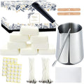 Candle Making Kit for Adults Beginners,Candle Making Supplies Include Soy Wax for Candle Making,Candle Wax Melting Pot,Candle Wicks Stickers,Magic Paper and More-DIY Candle Kit,Full Crafts for Adults