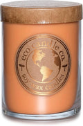 ECO CANDLE CO. Recycled Candle, Orange Clove, 18 oz. Double Wick - Scents of Oranges Pierced with Spicy Cloves - 100% Soy Wax, No Lead, Kraft Paper Label & Lid, Hand Poured