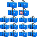 BETU Extra Large Moving Bags Heavy Duty Storage Bags with Zipper Handles, 16 Pack Clothes Storage Totes Bins Packing Moving Boxes, Moving Supplies for College Dorm Essentials, Space Saving, Blue