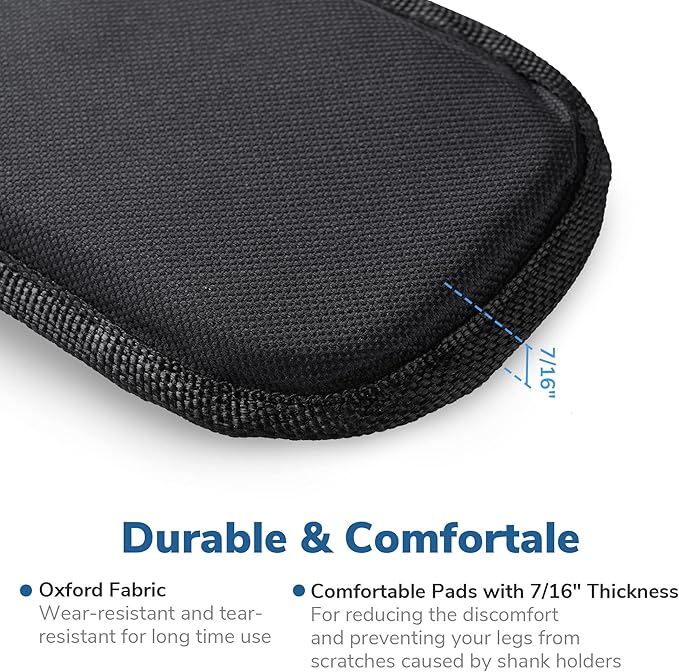 Yescom Drywall Stilt Knee Pads Replacement Kit Comfortable for All Day Wear Work with Leg Straps Painting Accessories YES0497