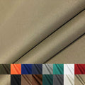 Foreate Waterproof Canvas Fabric by The Yard 600D Upholstery Fabric for Chairs 58" Wide Indoor Outdoor Water Resistant Canvas Polyester Material Sewing DIY Cloth, 5 Yards Khaki