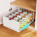 iSPECLE Pull Out Cabinet Drawer - For (12" - 36") Wide Cabinet, No Drilling Ideal for Renter, Easy Slide Out Access Items No More Digging, Large Capacity Store More for Kitchen Pantry Bathroom, 1 Pack