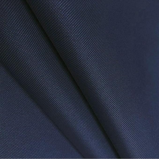 Foreate Waterproof Canvas Fabric by The Yard 600D Upholstery Fabric for Chairs 58" Wide Indoor Outdoor Water Resistant Canvas Polyester Material Sewing DIY Cloth, 10 Yards Navy Blue