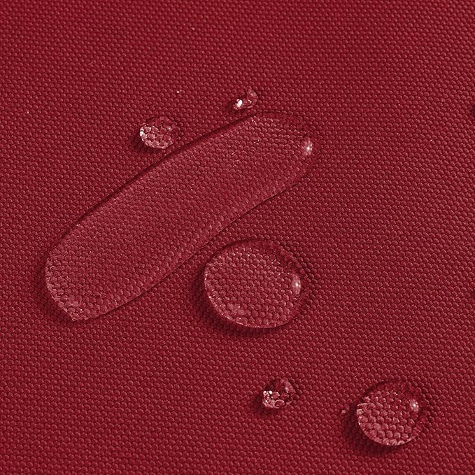 1200D Thicken Waterproof Canvas Fabric by The Yard 58" W Water-Resistant Polyester Fabric Heavy Duty Outdoor Upholstery Material for Chair Patio Cushion Furniture Cover Sewing DIY, 5 Yards Red